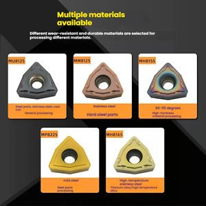 Inserto de Carboneto WCMX040304 para Fresadora Indexável, Perfuração Pontual, Chanfragem, Multifuncional em Carboneto de Titânio/Tialn/Tin - Product Image 5