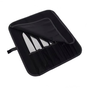 Échantillon gratuit : Sac à couteaux de chef (8+ emplacements) rembourré, capacité de 8 couteaux PLUS votre hachoir à viande, couteau en acier, 4 ustensiles. Durable. - Product Image 1