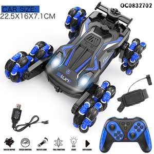 Xem cử chỉ diễn viên đóng thế điều khiển từ xa RC drift xe Kit với ánh sáng âm nhạc Mist Spray - Product Image 5