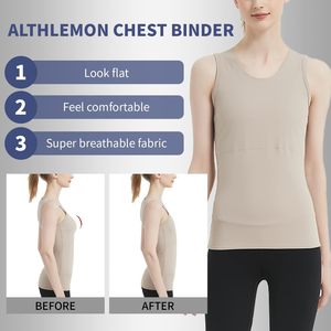 Débardeur pour femme, bandeau de compression poitrine respirant en Spandex et Polyester, longueur standard, pour les personnes transgenres FTM et les tomboys - Product Image 5