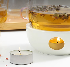 شموع شاي بيضاء فاخرة بدون رائحة - وقت احتراق 4/6/8 ساعات في أكواب ألومنيوم للبيع بالجملة - Product Image 2