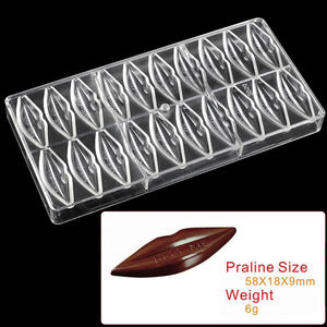 Personnalisé populaire en plastique gâteau pain <span class=keywords><strong>boulangerie</strong></span> moule à bonbons 20 cavités 3D moules à chocolat en forme de <span class=keywords><strong>polygone</strong></span> - Product Image 2