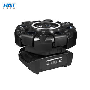 Luz Móvil de Cabeza con Haz Láser de Seis Brazos HAT LED RGBW de 150W, Efecto de Iluminación Estroboscópica DMX para Discotecas, DJ, Bares y Fiestas - Product Image 5