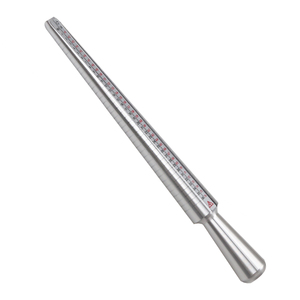 Aluminum <strong>Ring</strong> Sizer <strong>Ring</strong> Mandrel Gauge <strong>Tool</strong> EUR Size 41-76 <strong>Ring</strong> Stick <strong>Measure</strong> <strong>Tool</strong> - Product Image 1
