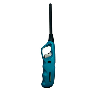 Logo personnalisé Grande Taille Rechargeable Cuisine Pistolet Briquet Gaz BBQ Briquets Gaz Butane <span class=keywords><strong>Bougie</strong></span> Briquet - Product Image 6
