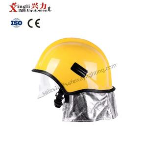 유럽 유형 하이 퀄리티 방화 안전 소방관 소방 헬멧 비상 모자 - Product Image 6