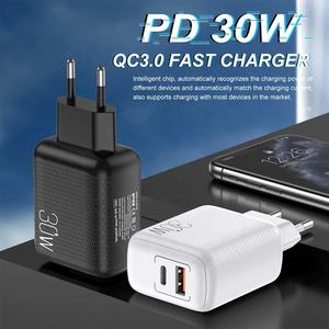 Adaptateur de chargeur rapide PD 30W double port pour chargeur iphone Chargeur Carregador Cargador Chargeur de téléphone pour Caricatore iphone 16 - Product Image 3