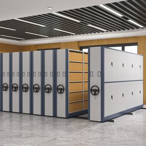 Étagères compactes, rayonnage de stockage mobile haute densité en acier pour bureau, archives, bibliothèque - Product Image 3