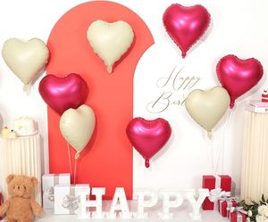 Ballon en aluminium en forme de cœur de 18 pouces, emballage individuel exclusif, pour la Saint-Valentin et Noël - Product Image 4