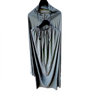 Wholesale Price Premium Sage Green Mini Travel <b>Prayer</b> <b>Mat</b> and Dress Set with Compact Pocket Pouch Keychain For Travel Use - Product Image 4