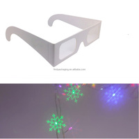 Verres de diffraction en papier-boîte cadeau Verres de diffraction en carton en papier à effet façonné