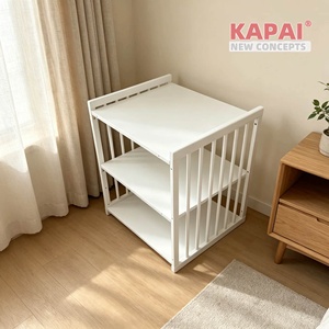 <span class=keywords><strong>Table</strong></span> à <span class=keywords><strong>langer</strong></span> en bois KAPAI pour bébés, gain de place, <span class=keywords><strong>grande</strong></span> capacité de rangement, unité multifonctionnelle pour la crèche - Product Image 4