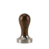 Outils à expresso à Base plate en bois, outils de Distribution à pression constante, distributeur de café en bois massif 51mm 53mm 58mm