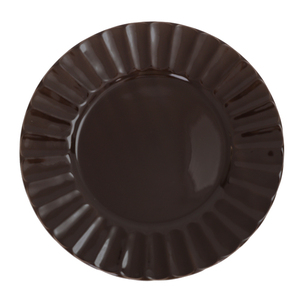 Sinh thái thân thiện màu nâu sẫm rãnh thiết kế gốm đồ ăn bền đồ ăn với kết cấu mô hình chất lượng cao Bộ đồ ăn - Product Image 4