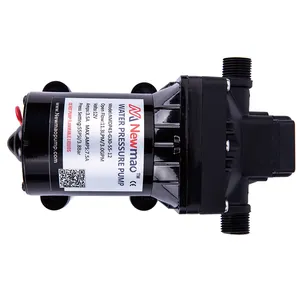 Newmao 42 Series 3.0gpm 11.3lpm, 55psi marine and caravan Water pump Cleaner Self Priming Micro Dc Motor Pump 12V