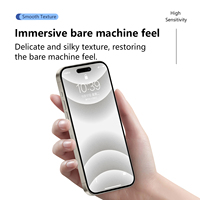Protecteur d'écran de téléphone Aurey HD transparent anti-poussière, verre trempé 9H pour téléphone, pour iPhone 16 15 Pro Max