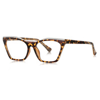 LBAshades LS044 Lunettes Anti-Lumière Bleue Oeil de Chat Tendance TR90 Unisexe Charnière Métallique Vintage pour Adultes Femmes Diamant