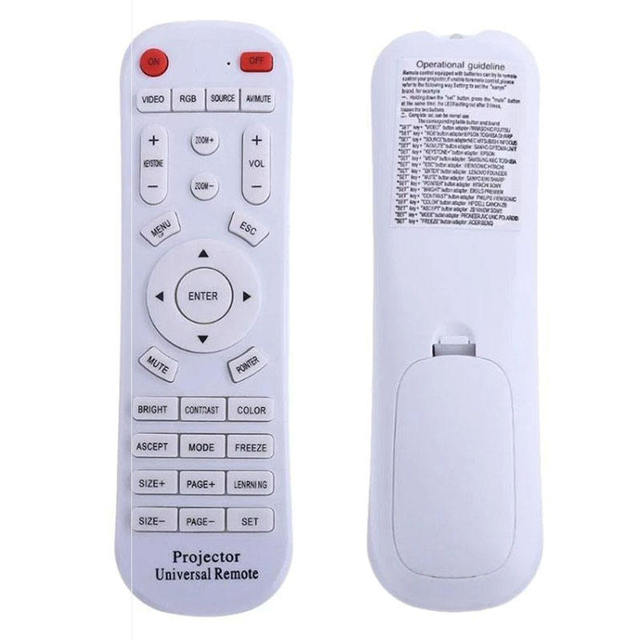Universal Multifunctional Projector Remote Control Replacement Projector Remote Control for Household Supplies