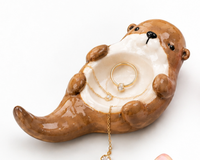 Set Artigianale Yuanjun per Creazione Anelli a Forma di Lontra in Argilla Modellabile ad Asciugatura all'Aria, Non Tossico, Confezione all'Ingrosso per Rivenditori