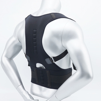 Ceinture de soutien du dos en néoprène réglable, correcteur de Posture pour hommes et femmes
