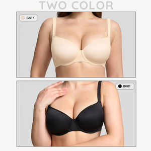 <span class=keywords><strong>Soutien</strong></span>-<span class=keywords><strong>gorge</strong></span> push-up sans couture <span class=keywords><strong>invisible</strong></span> pour femme, couvrant entièrement la poitrine, respirant, avec armatures, grande taille, doux, type T-shirt, vente chaude - Product Image 4