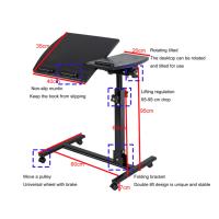 Bureau d'étude pliable pratique pour ordinateur portable à angle réglable pour meubles de maison