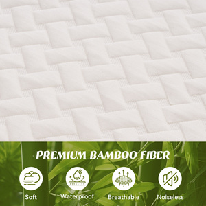 Luxury Quilted <b>Folding</b> <b>Bed</b> Mat 40-Fabric Knitted 100% Polyester Breathable Machine Washable All-Season <b>Bed</b> Protection Pad - Product Image 2