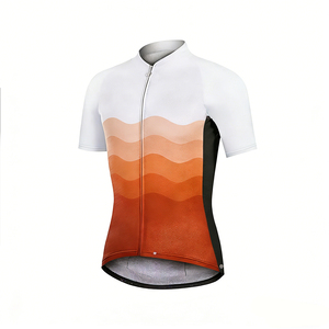 Maillot de cyclisme haut de gamme léger et personnalisé à manches courtes, extensible dans quatre directions, séchage rapide, pour événements de course sur route et sports de plein air - Product Image 2