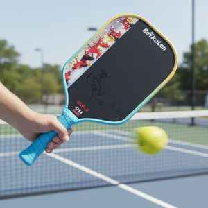 Raquette <span class=keywords><strong>de</strong></span> pickleball tendance en fibre <span class=keywords><strong>de</strong></span> carbone, noyau creux, 15 mm d'épaisseur, résistante au vent, pour ligues en plein air et joueurs avancés - Product Image 2