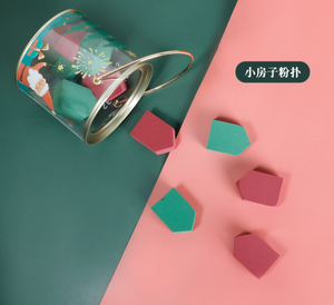 Low MOQ <strong>Makeup</strong> Sponge Set Blender Beauty Foundation Christmas Puff Sponge Gift Box Triangle House <strong>Toast</strong> Bear Shape <strong>Makeup</strong> Egg - Product Image 6