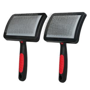 للبيع بالجملة من المصنع صندوق ألوان للتغليف دبوس معدني طويل القط حيوان أليف الاستمالة Slicker للكلاب - Product Image 1