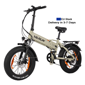 Bicicleta Eléctrica Plegable con Llantas Gruesas de 20 Pulgadas, Potencia Máxima de 750 W, 48 V, 13 Ah, Alcance de 100 km, Shimano de 7 Velocidades, Freno de Disco IP65, Carga de 150 kg, Almacén en la UE - Product Image 1