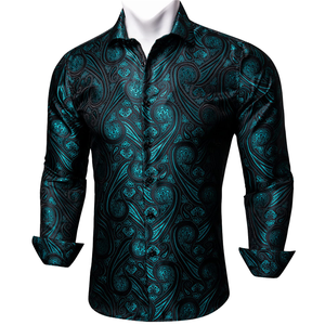 High Quality Custom Design Autumn Poplin Formal Casual Fashion Slim Fit Street Wear Long Sleeve <b>Men</b> Plus Size <b>Dress</b> Shirts - Product Image 5