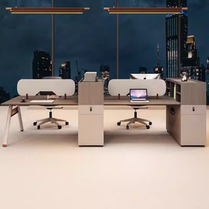 Meubles <span class=keywords><strong>de</strong></span> bureau modernes, cloisons modulaires, <span class=keywords><strong>salle</strong></span> <span class=keywords><strong>de</strong></span> réunion, table <span class=keywords><strong>de</strong></span> conférence en acier inoxydable - Product Image 3