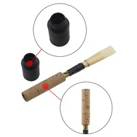 Anche de hautbois universelle faite à la main professionnelle en liège sélection de canne naturelle de qualité supérieure étui rouge/noir pour des performances musicales haut de gamme