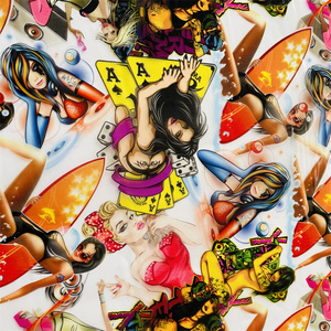 0.5M Wide Sexy Girly Design <strong>Hydrographics</strong> Water Transfer Printing <strong>Film</strong> for Plastic &amp; Cups Shop with Girly Patterns - Product Image 4