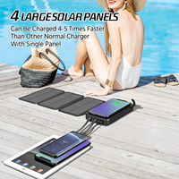 Power Bank Tenaga Surya 10000mAh Terlaris di Facebook, Tahan Air IP68, Portabel, Pengisian Daya Nirkabel, Desain Magnetik