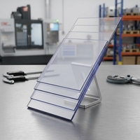 Plaque en polycarbonate résistante aux rayures, revêtement dur anti-rayures, panneau PC solide pour la protection des équipements