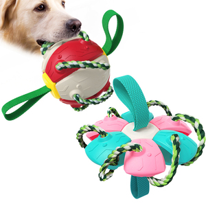 New Design Tough Interactive Rope Aggressive Chewers <strong>Dog</strong> Bouncing Ball <strong>Dog</strong> Chew Toys, <strong>Dog</strong> Ball, <strong>Dog</strong> Toys - Product Image 5