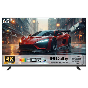Televisor Inteligente 4K UHD con Sistema Operativo Android, Soporte Multi Idioma, Logotipo Personalizado para Hoteles, 65 Pulgadas, Sin Marco - Product Image 1