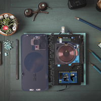 Offres Spéciales pour 16 Pro Max Plus : Vitre arrière, Cache-batterie, Assemblage NFC magnétique, Châssis intermédiaire - Assemblage de qualité pour la partie supérieure du boîtier