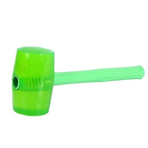 Marteau en caoutchouc avec poignée en plastique, tête ronde transparente, pour la réparation domestique et l'installation de carreaux, durable, absorbant les chocs - Product Image 4