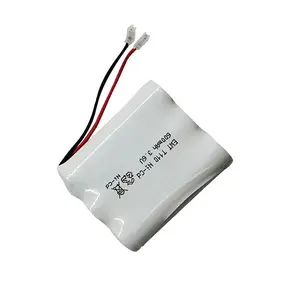 공장 뜨거운 판매 Aa 3.6v 600mah Ni-cd 충전식 배터리 팩 2.4V 3.6V 4.8V 6V 7.2V 장난감을위한 니켈 카드뮴 배터리