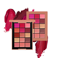 Palette de gloss à lèvres à marque privée avec miroir et pinceau, ensemble de baumes à lèvres teintés hydratants pour les fournisseurs de produits de beauté