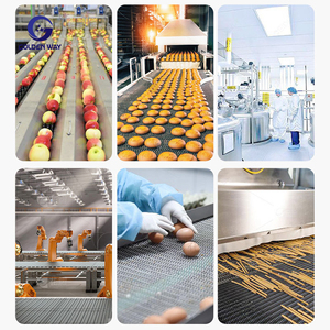 Nhà Máy Tự Chế Biến Uốn Cho Bánh Quy Nướng Lò Thép Không Gỉ Dây Đồng Bằng Dệt Chuỗi Liên Kết Lưới - Product Image 5