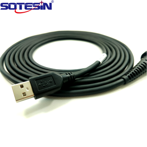 The Sotesin plant in Huizhou is suitable for Honeywell 1900GHD 1200G 1250GAP RJ45 to RS232 9.8ft black Cable de código de barras - Product Image 4
