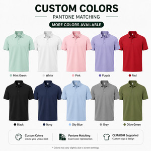 Camiseta Deportiva Personalizada para Hombre, 15% Elastano, 85% Nailon, Elástica en 4 Direcciones, Transpirable, de Secado Rápido, Uniforme de Golf, Color Menta - Product Image 3