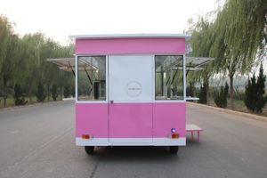 New USA Standard Square Top Outdoor Ice Cream Fast Food Truck Mobile Food Trucks With Snack Machine for <b>Sale</b> - Product Image 5