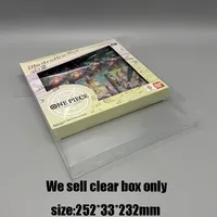 Boîte transparente pour One Piece TCG US Vol.2 Art Box, étui de protection anti-poussière transparent pour collectionneur