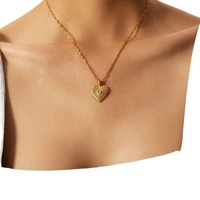 Collier Gaovo haut de gamme en acier inoxydable style européen-américain avec étoile à huit branches en zircon, pendentif délicat pour chaîne de clavicule